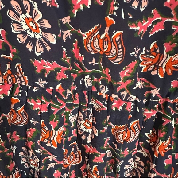 Rungolee Women’s Jacqueline 100% Silk Dress in Autumn Soraya Floral Sz S GUC - Picture 4 of 10